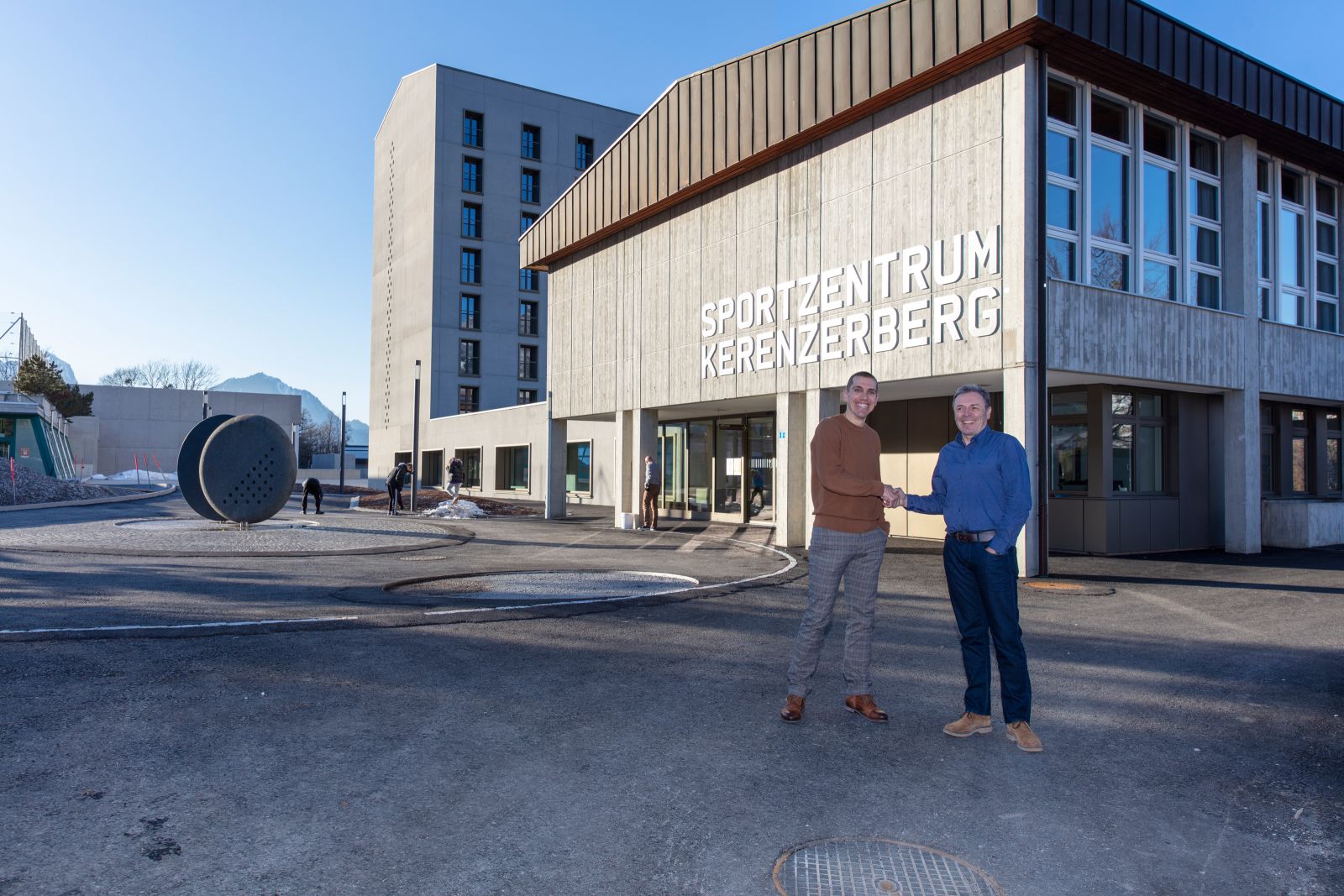 Sportzentrum Kerenzerberg - Ralf Oehri und Walter Hofmann