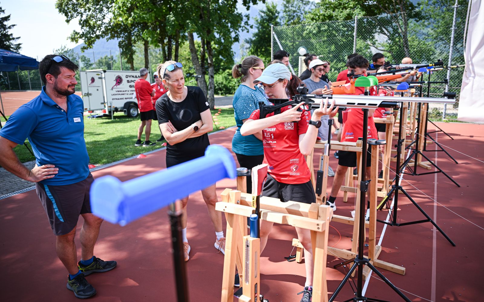Personen beim Schnuppertraining im Target Sprint am ZKSport3